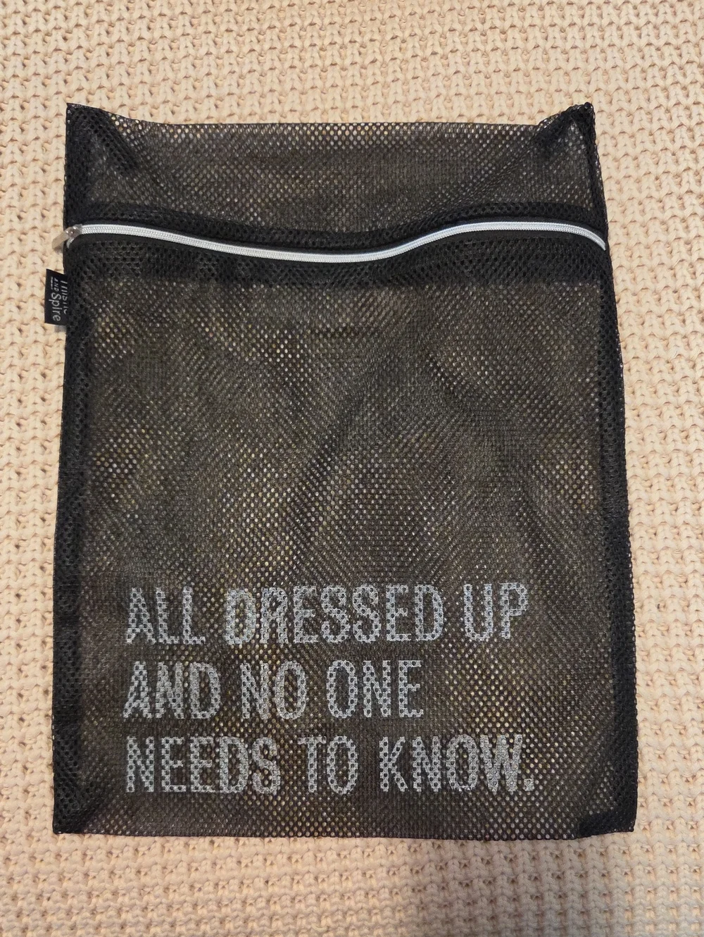 Thistle & Spire Black Mesh Laundrey Bag Set Of 2 11×14